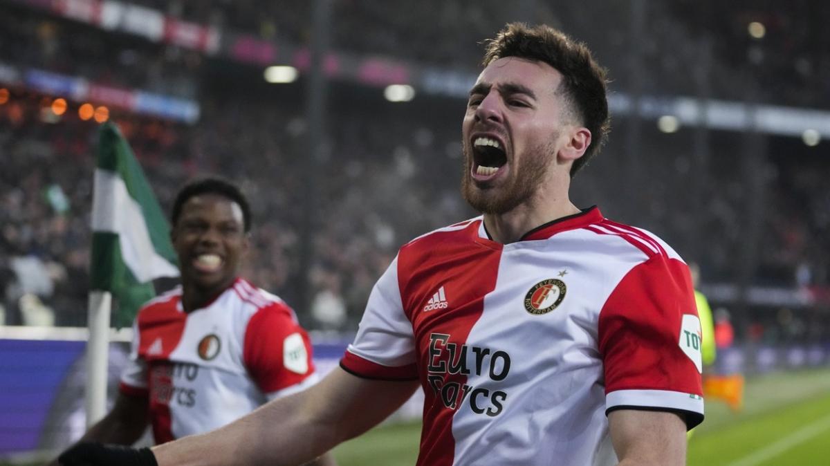 Orkun Kk att, Feyenoord 90+5'te ykld! Tam 6 gol