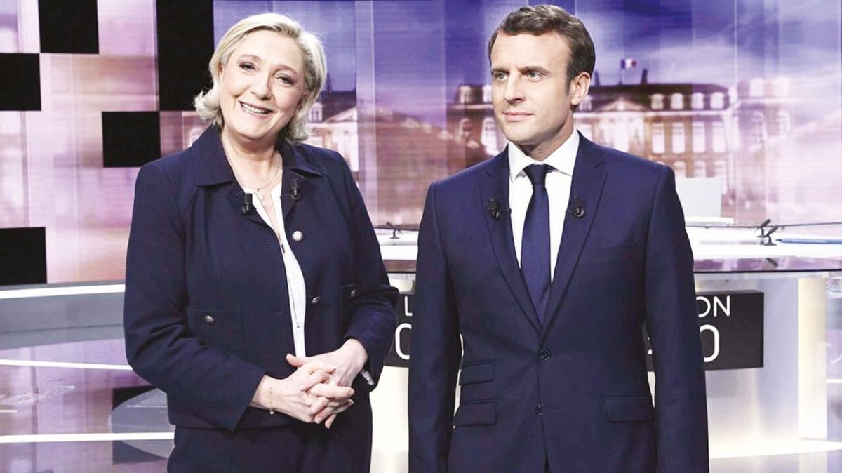 Fransa yeni liderini bulamıyor! Macron-Le Pen düellosu başlıyor