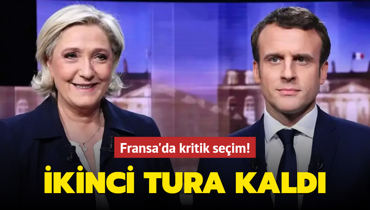 Son dakika haberleri... Fransa'da cumhurbakanl seimi ikinci tura kald