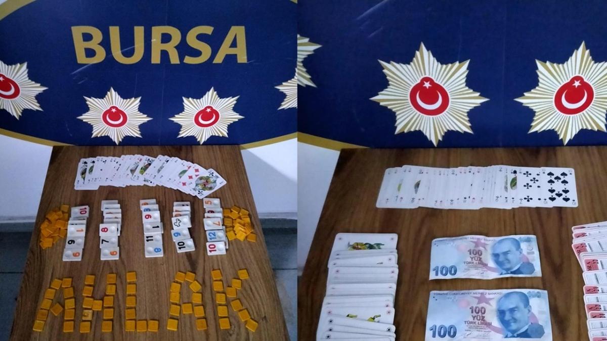 Bursa'da kumarhane baskn... 8 kiiye ceza kesildi