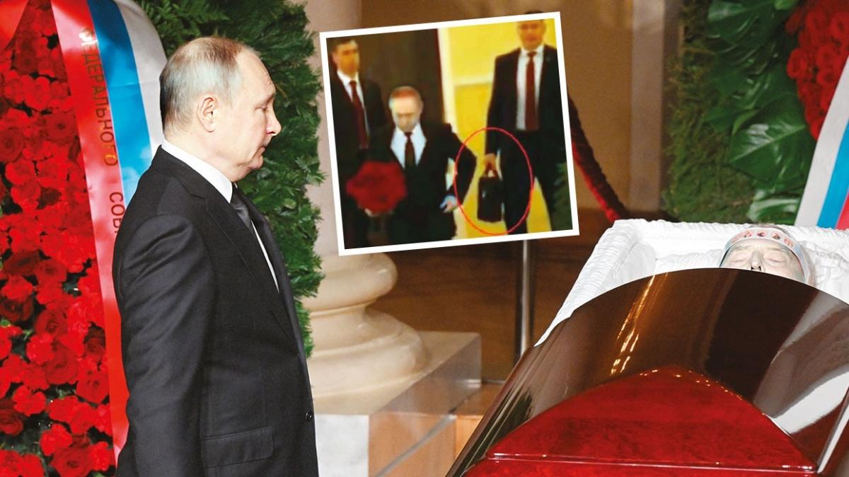 Jirinovski iin tren dzenlendi! Putin, cenazeye nkleer anta' ile geldi