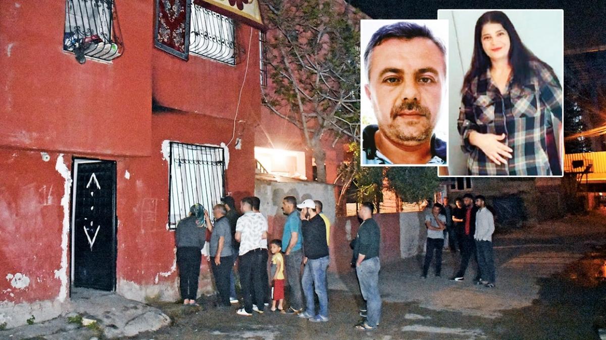 Kucağında bebekle katletti