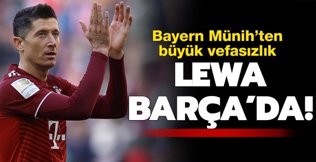 Ve Robert Lewandowski Barcelona'da! Bayern Mnih'ten byk vefaszlk