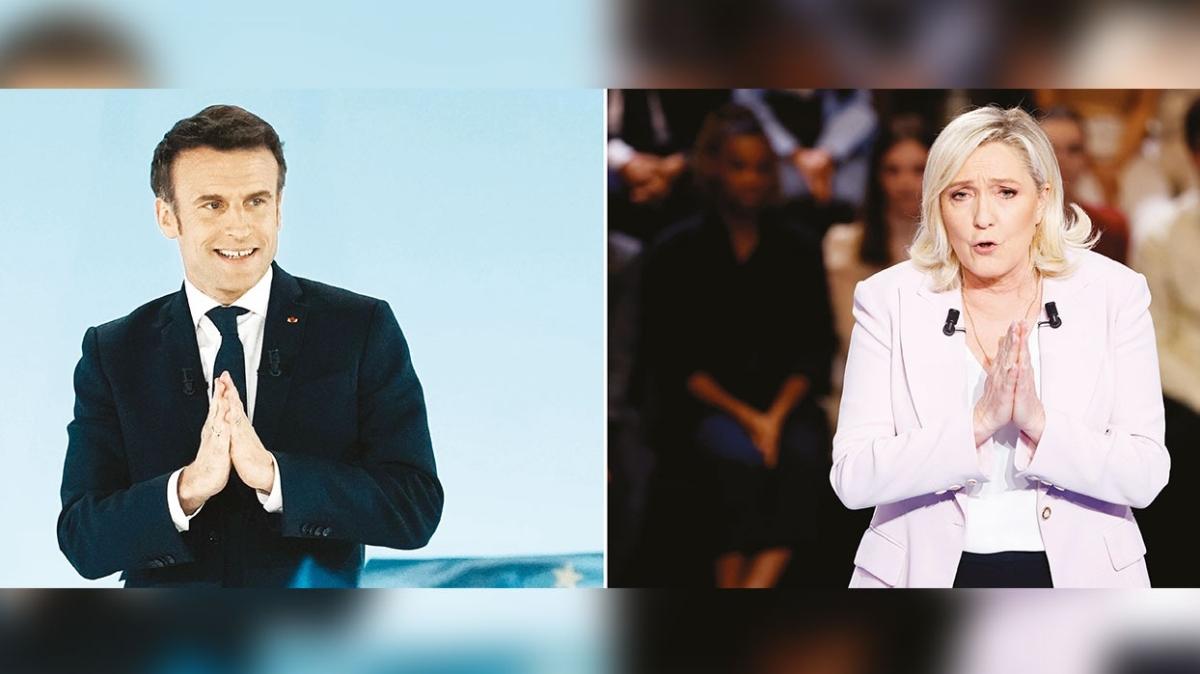 kinci tura kald Mslmanlar aklna geldi! Macron dini zgrlk gvencesi verdi