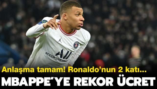 Anlama tamam! Kylian Mbappe'ye rekor rakam: Ronaldo'nun iki kat