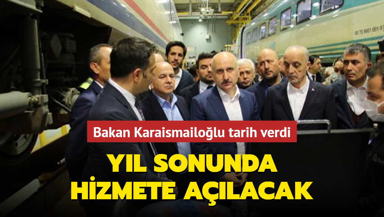 Bakan Karaismailolu tarih verdi: Ankara-Sivas YHT hatt hizmete alacak