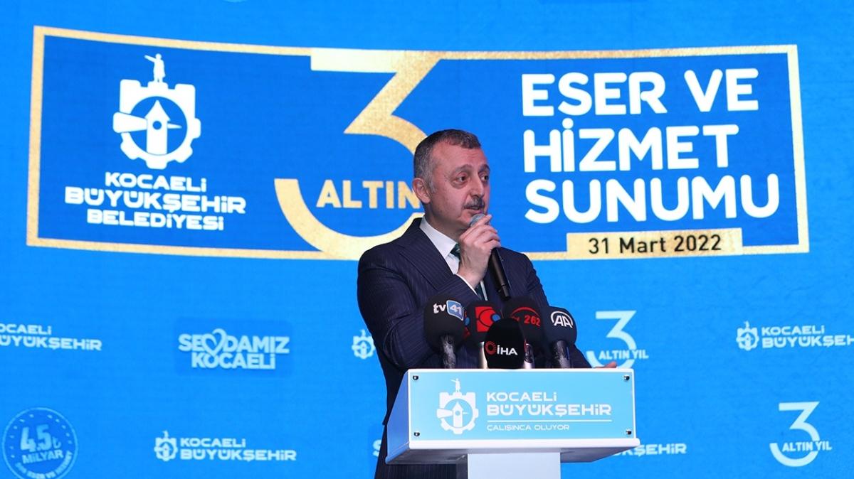 Kocaeli'ye  ylda 4.5 milyar TL'lik hizmet