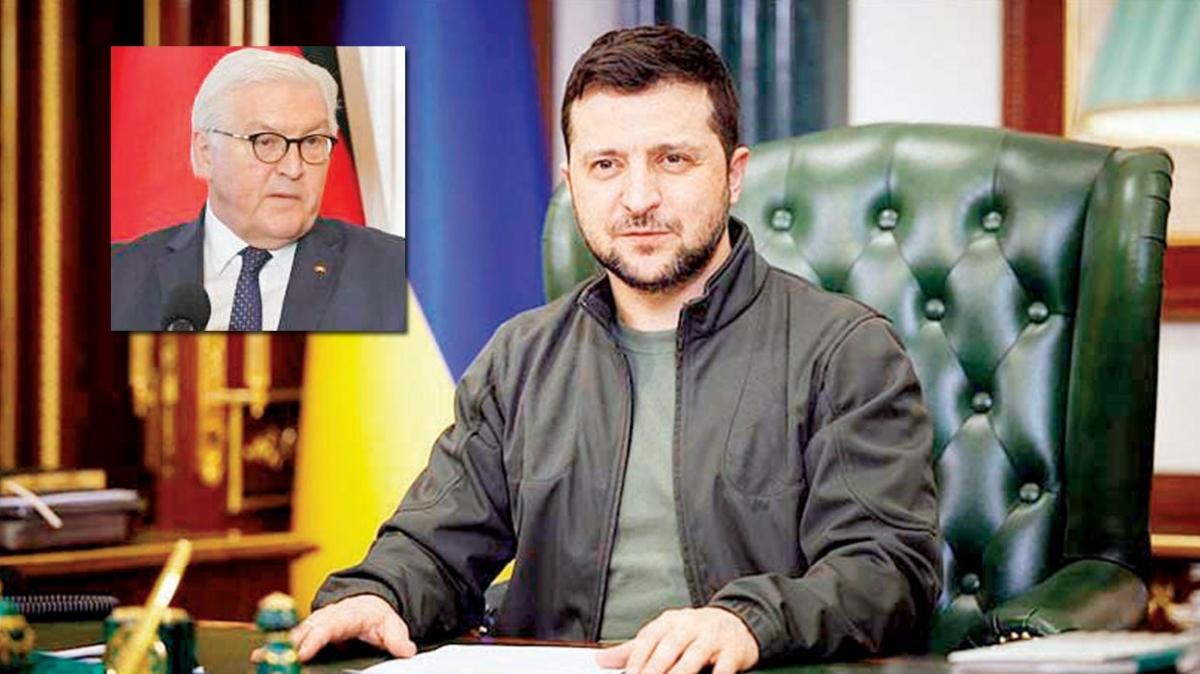 Zelenski, Steinmeier'i istemedi