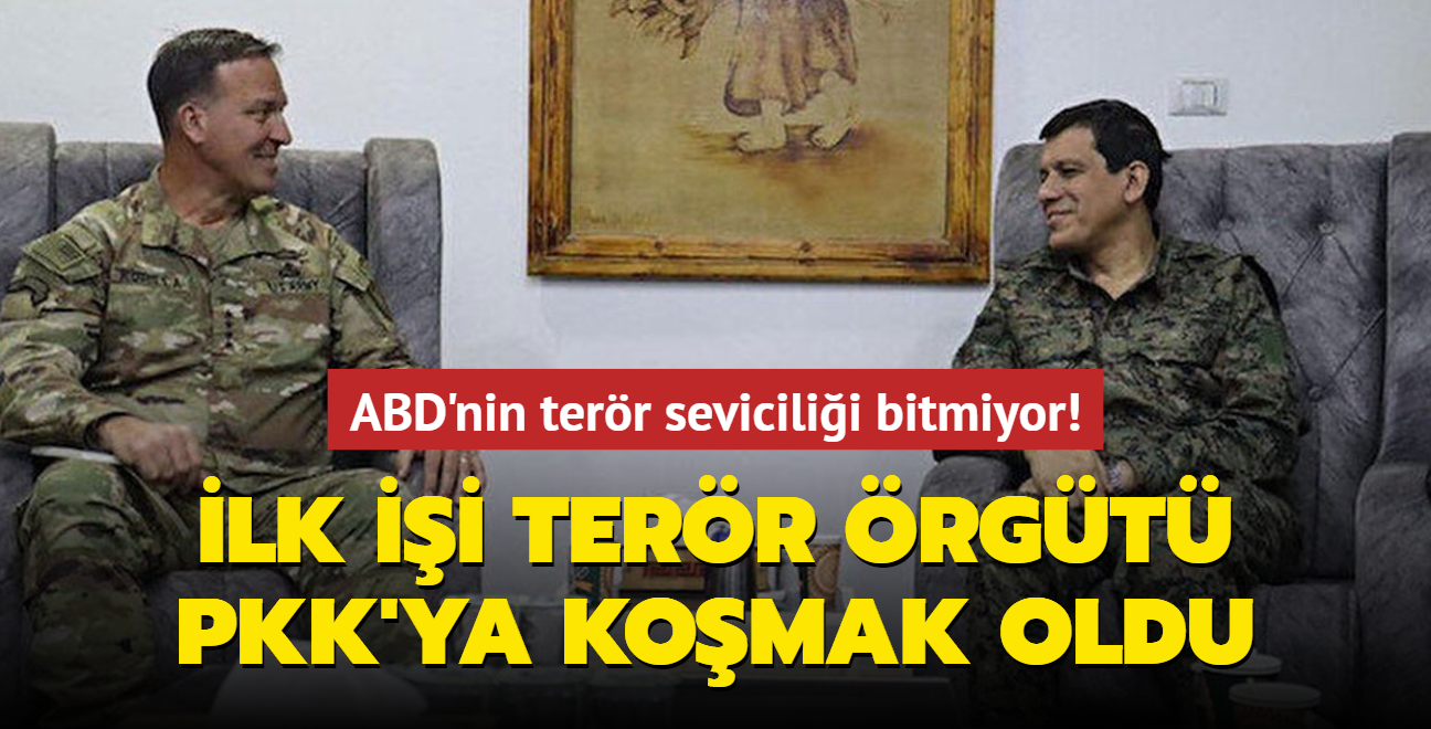 ABD'nin terr sevicilii bitmiyor! lk ii terr rgt PKK'ya komak oldu