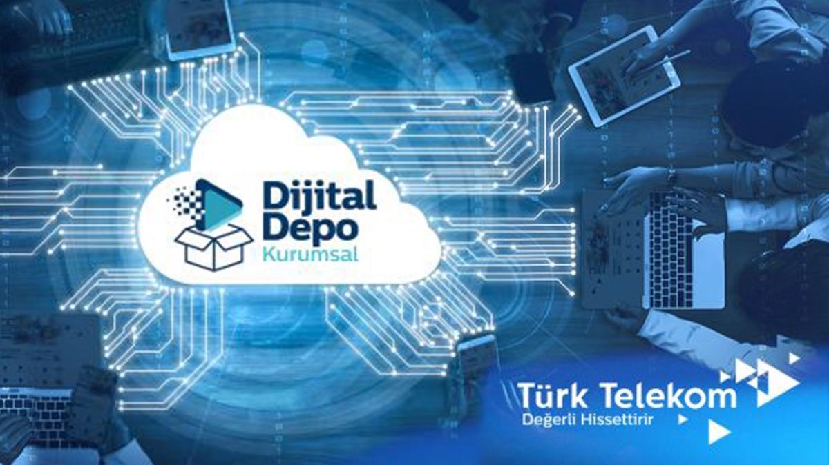 Trk Telekom'dan yerli ve mill dijital depolama