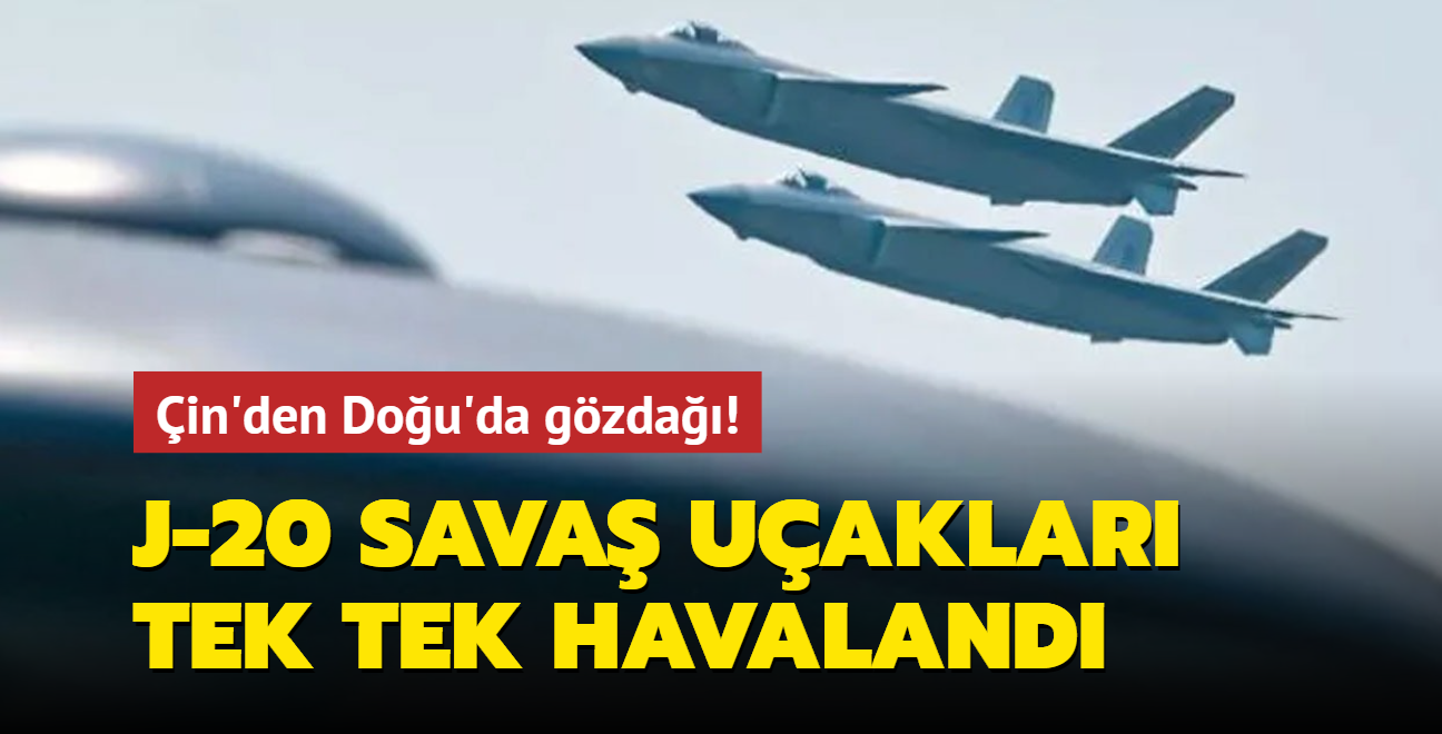 in'den Dou'da gzda! J-20 sava uaklar tek tek havaland