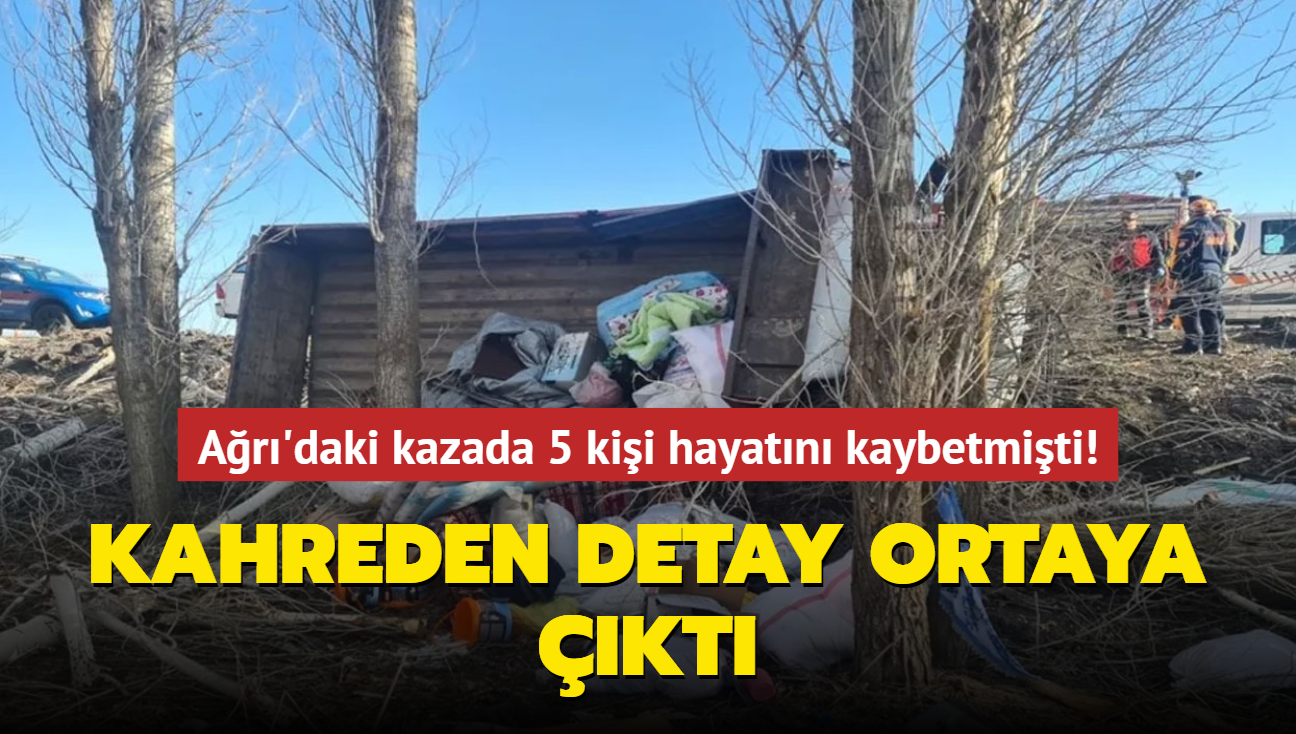 Ar'daki kazada 5 kii hayatn kaybetmiti! Kahreden detay ortaya kt