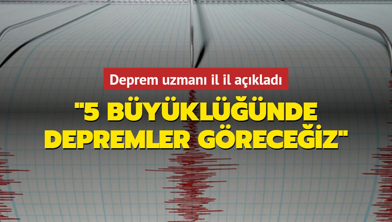 Σεισμολόγος ανακοίνωσε από επαρχία σε επαρχία: Θα δούμε σεισμούς μεγέθους 5 Ρίχτερ