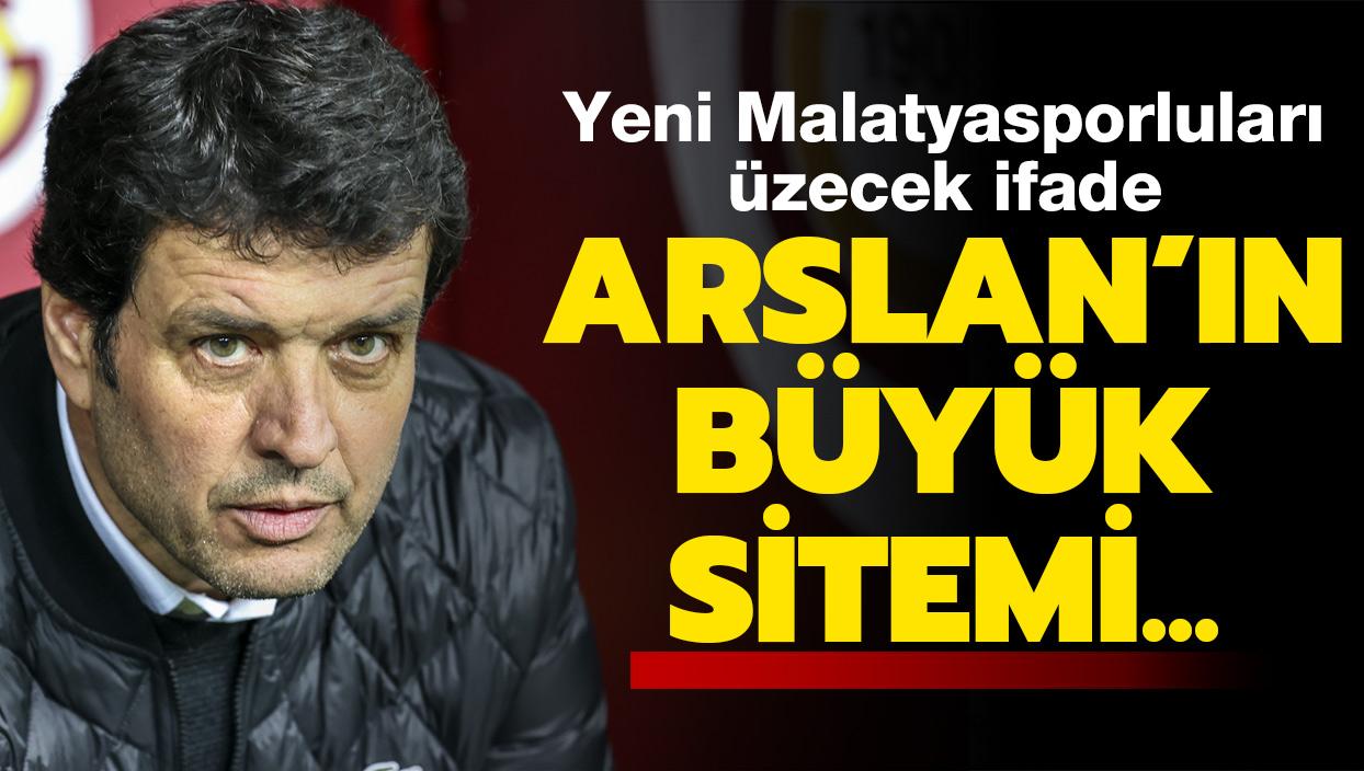 Cihat Arslan'n byk sitemi: Yeni Malatyasporlular zecek ifade...