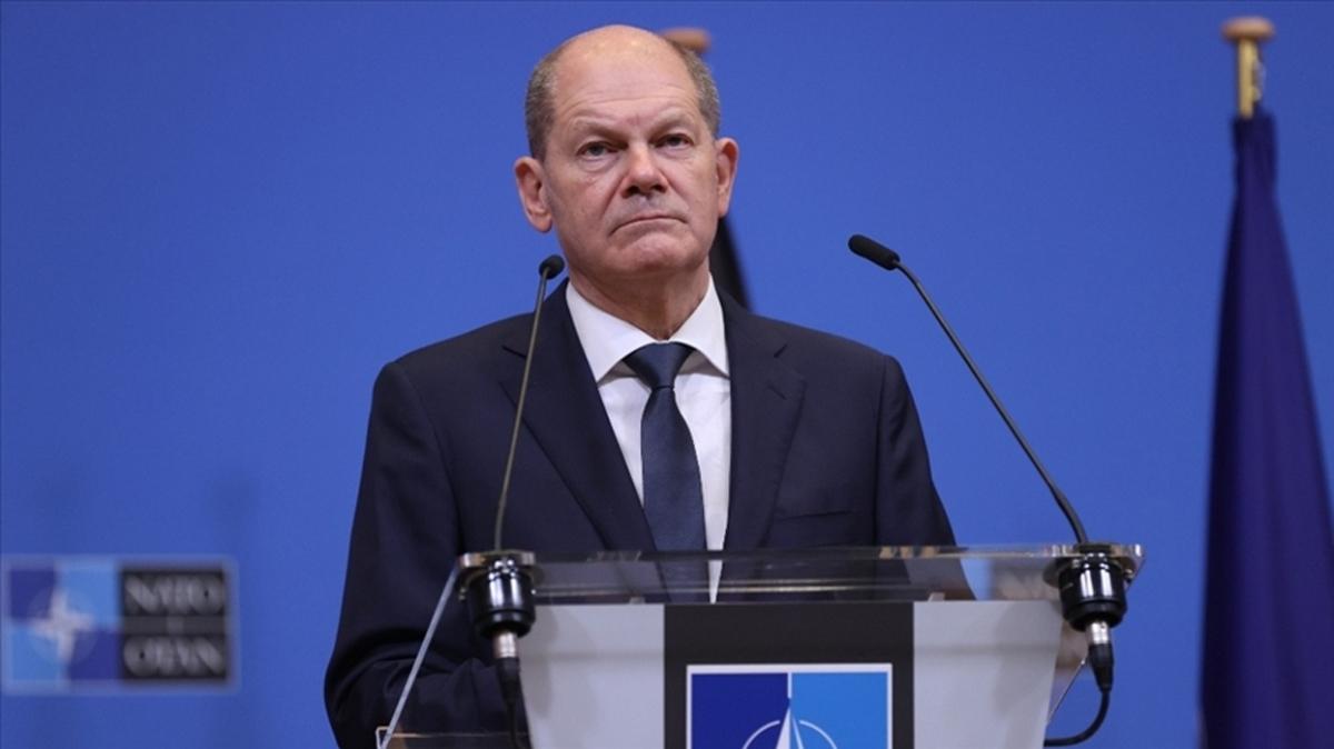 Almanya Babakan Olaf Scholz'dan Ukrayna k