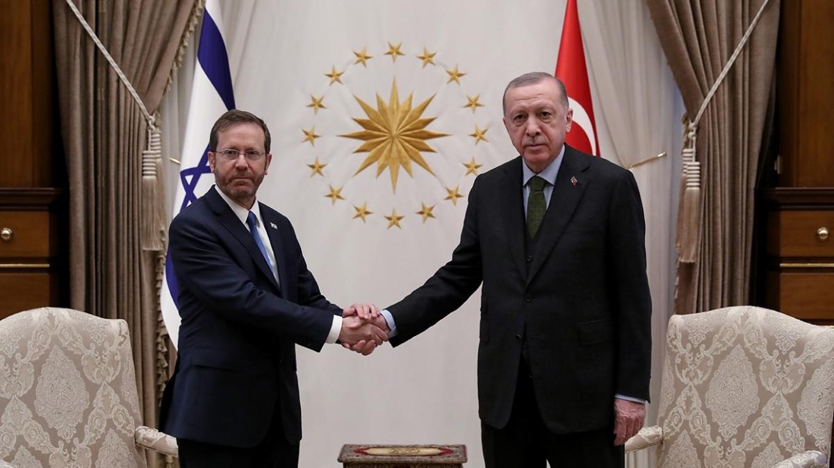 Başkan Erdoğan, İsrail Cumhurbaşkanı Herzog ile görüşecek