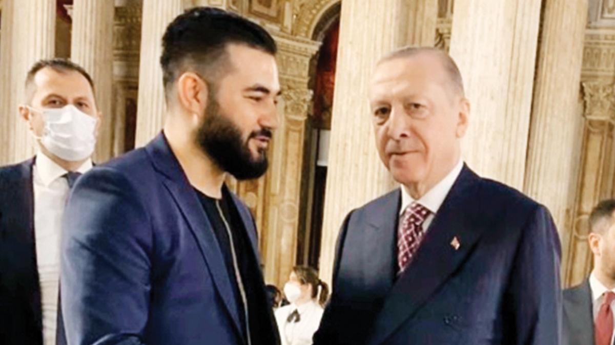 Cumhurbakan Erdoan ve Rapi Resul Aydemir'in rap rap sohbeti