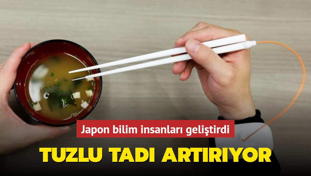 Japon bilim insanlar, elektrikli yemek ubuklar gelitirdi! Tuzlu tad artryor...