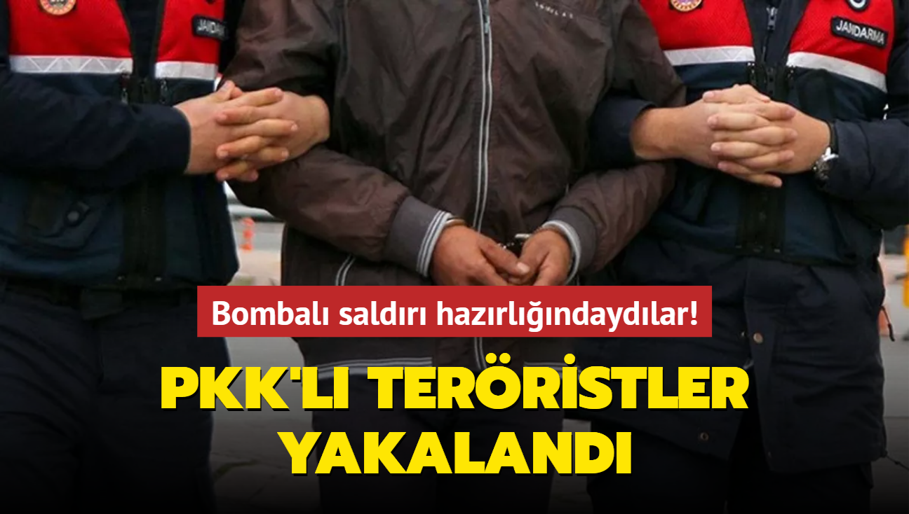 Saldırı hazırlığındaydılar! 2 PKK'lı terörist patlayıcılarla yakalandı