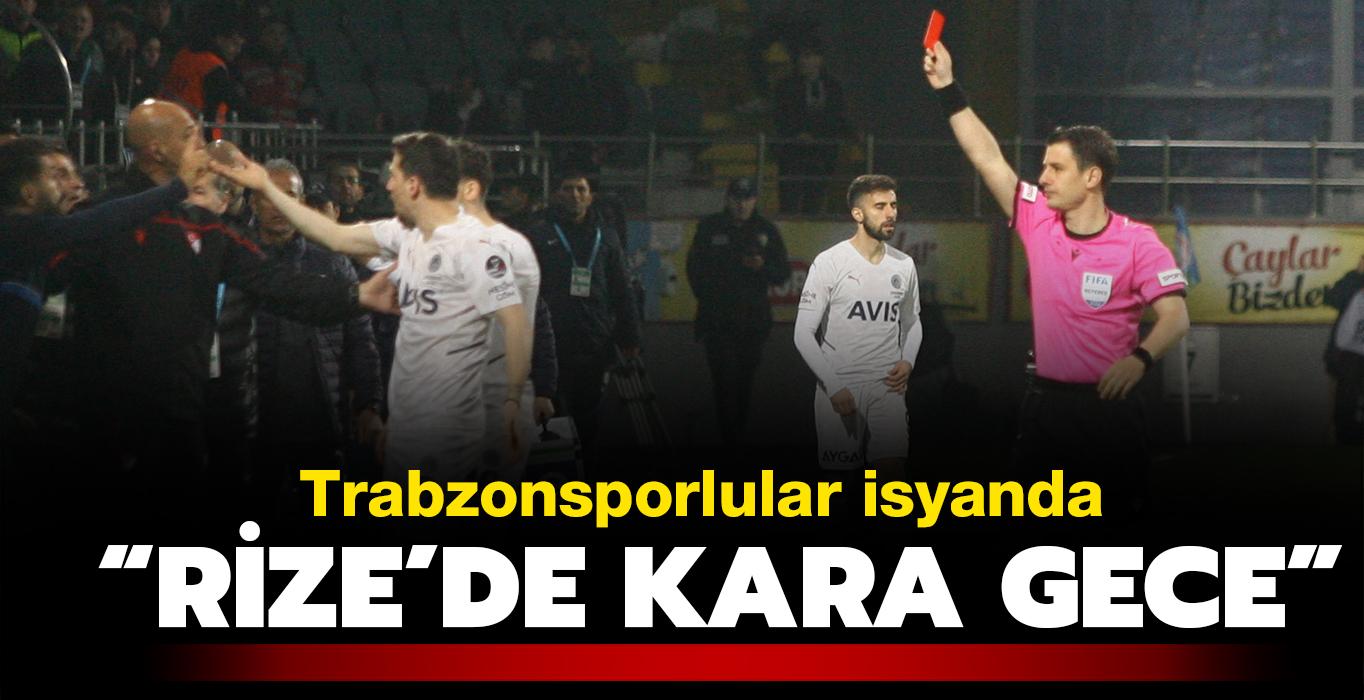 Trabzonsporlular isyanda: Rize'de kara gece