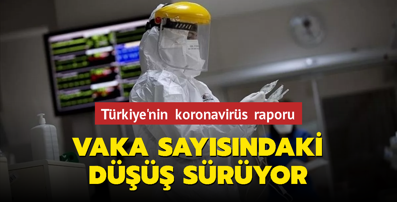 Trkiye'nin koronavirs raporu... Vaka saysndaki d sryor