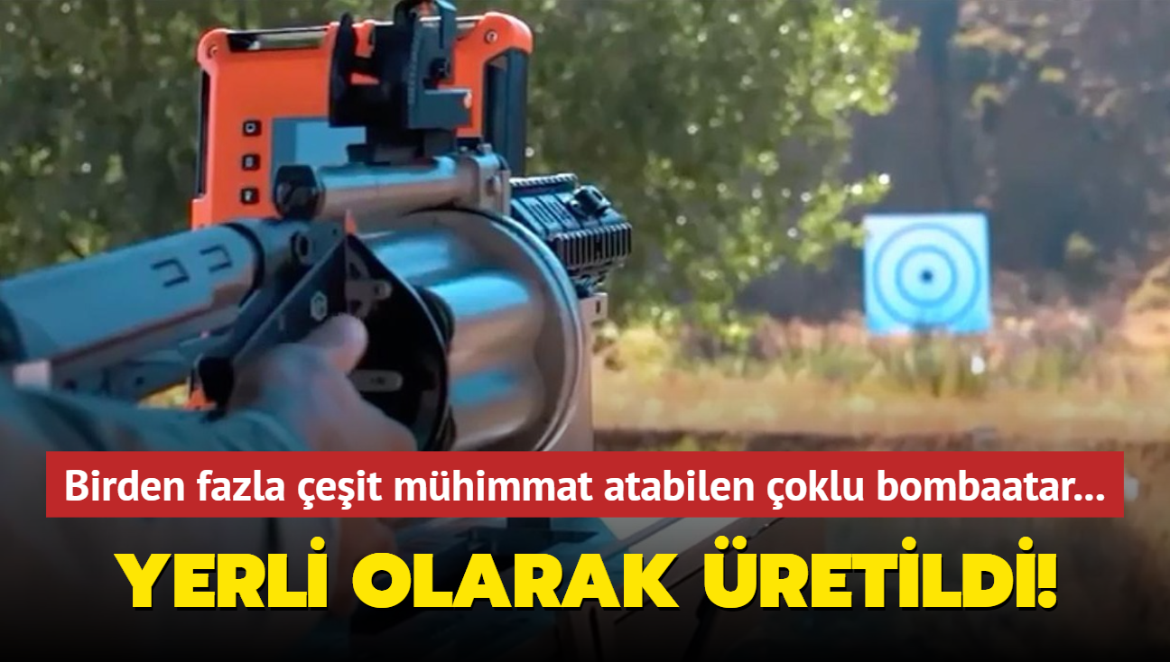 Yerli olarak retildi! Birden fazla eit mhimmat atabilen ilk oklu bombaatar