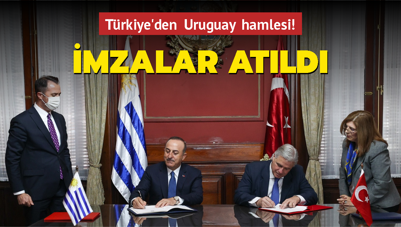 Trkiye'den Uruguay hamlesi... mzalar atld