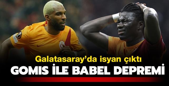 Galatasaray'da isyan kt! Bafetimbi Gomis ile Ryan Babel depremi