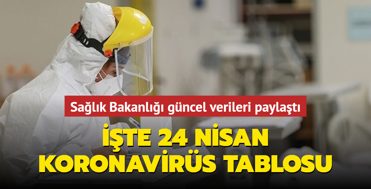 Salk Bakanl koronavirste gncel verileri paylat... te 24 Nisan 2022 koronavirs tablosu