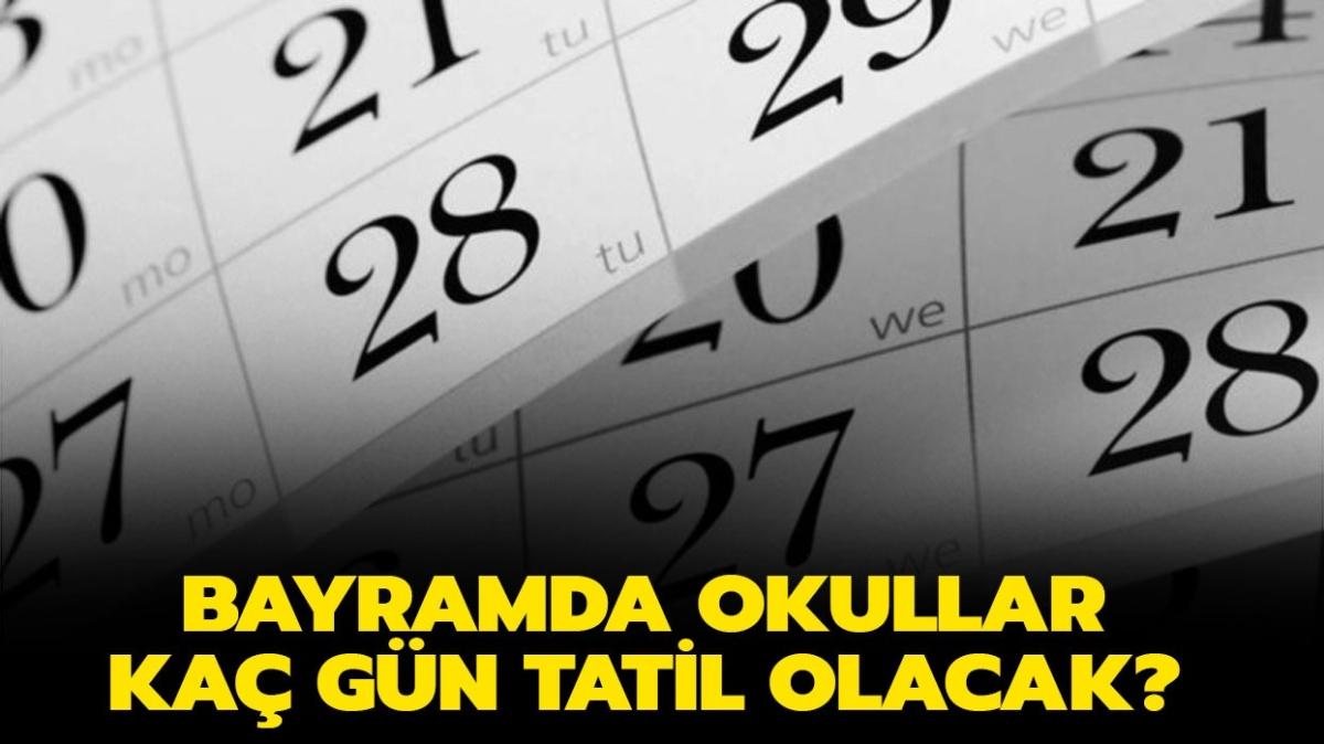 Karar kt: Bayramda okullar tatil mi, ka gn" 5-6 Mays okullar bayram tatili mi"