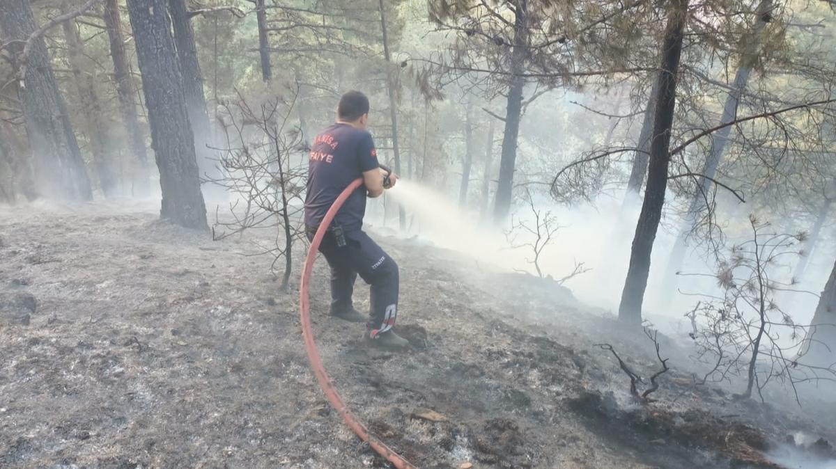 Manisa'daki orman yangını söndürüldü