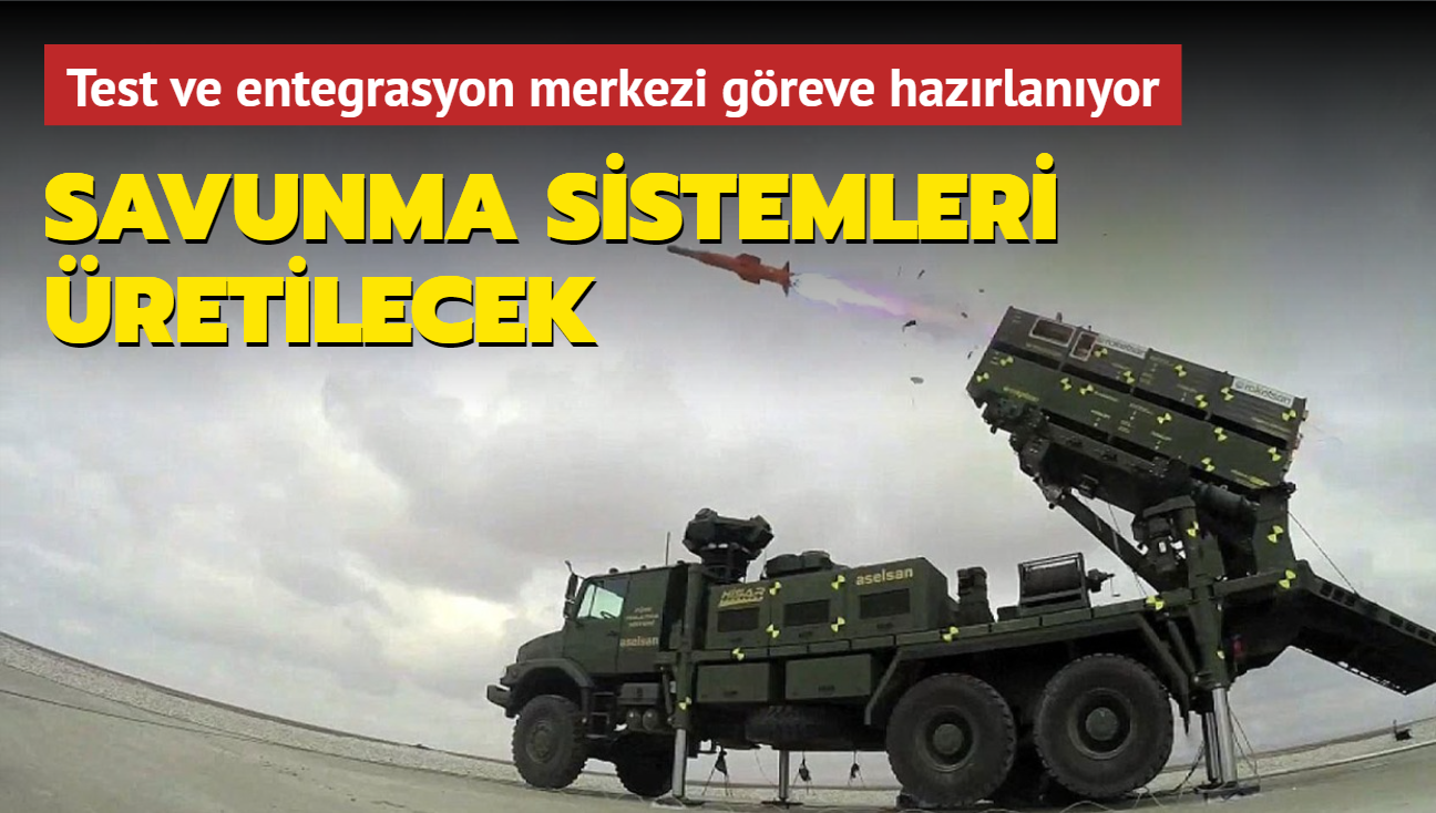 Trkiye'nin hava savunma sistemlerinin retilecei tesis kuruluyor