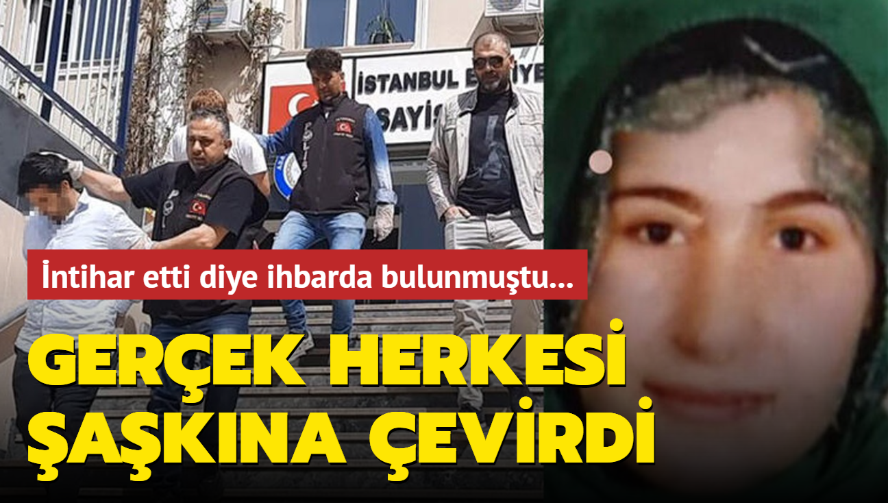 ntihar etti diye ihbarda bulundu! Gerek akna evirdi