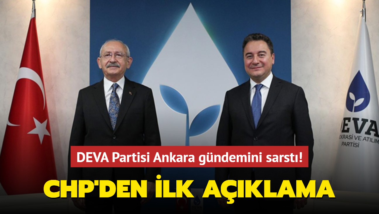 CHP'den DEVA Partisi'nin seçim kararına ilk yorum