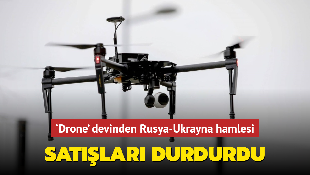 Drone' devinden Rusya-Ukrayna hamlesi! Satlar durdurdu...