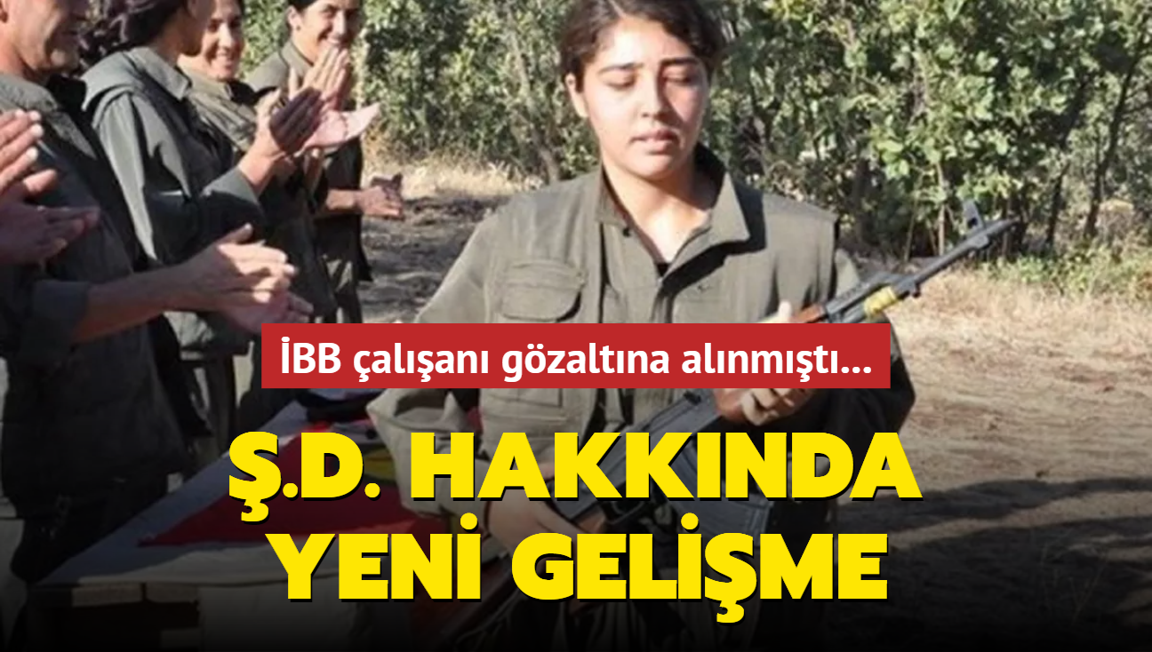 PKK yeliinden gzaltna alnan BB alan .D. tutukland