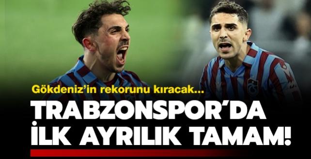 Trabzonspor'da ilk ayrlk Abdlkadir mr! Gkdeniz Karadeniz'in rekorunu kryor