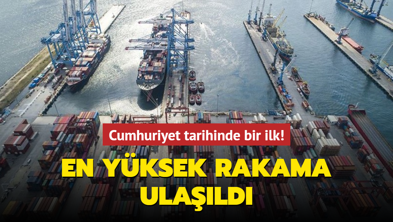 Cumhuriyet tarihinde bir gnde yaplan en yksek ihracat rekoru krld