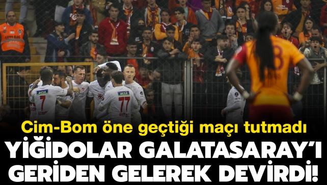 Cim-Bom ne getii ma tutamad! Yiidolar Galatasaray' geriden gelerek devirdi