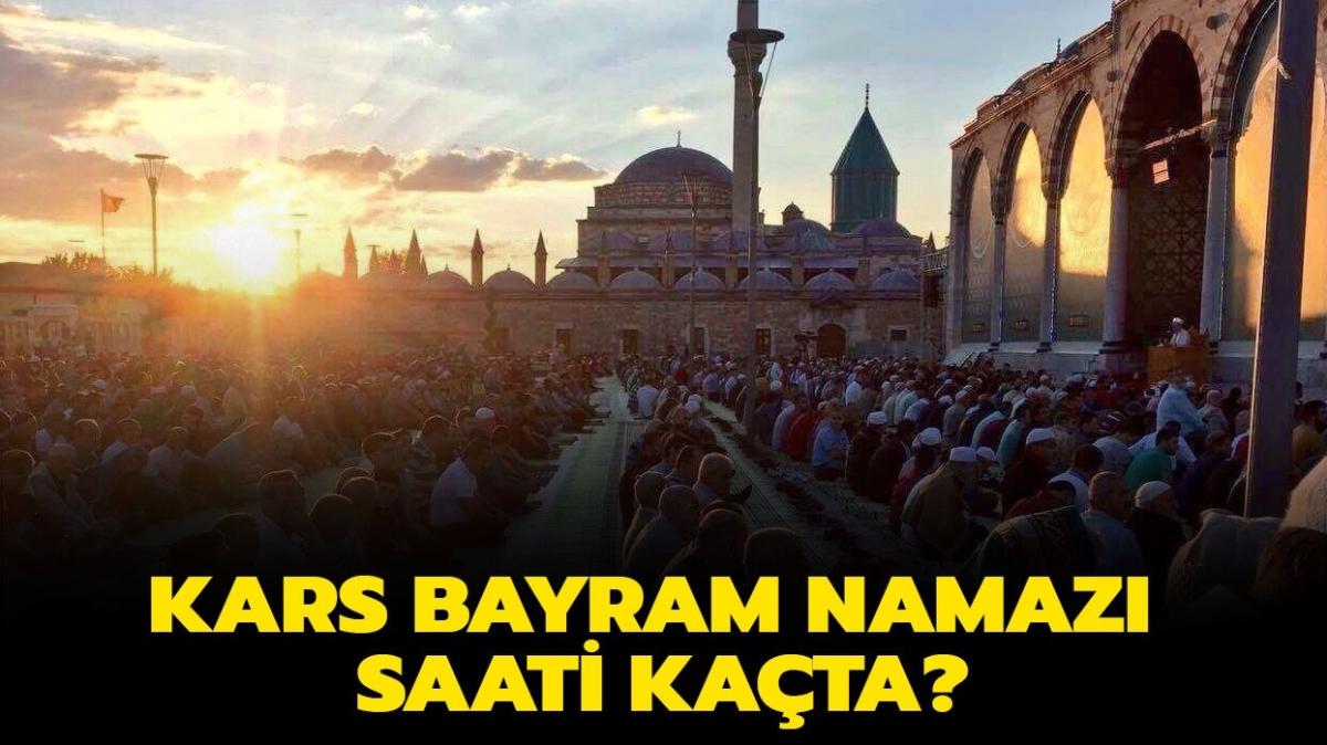 Kars Ramazan Bayram namaz 2022 saat kata klnacak" Diyanet Kars bayram namaz saati vakti 2022 akland! 