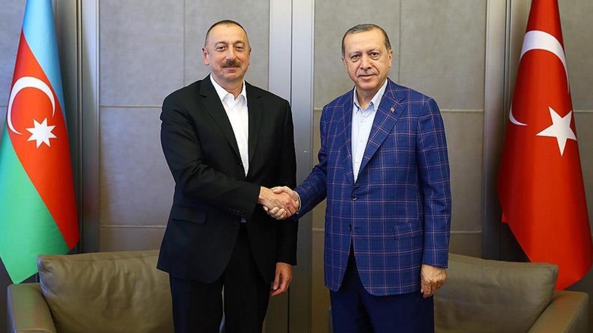 Bakan Erdoan, Aliyev ile telefonda grt