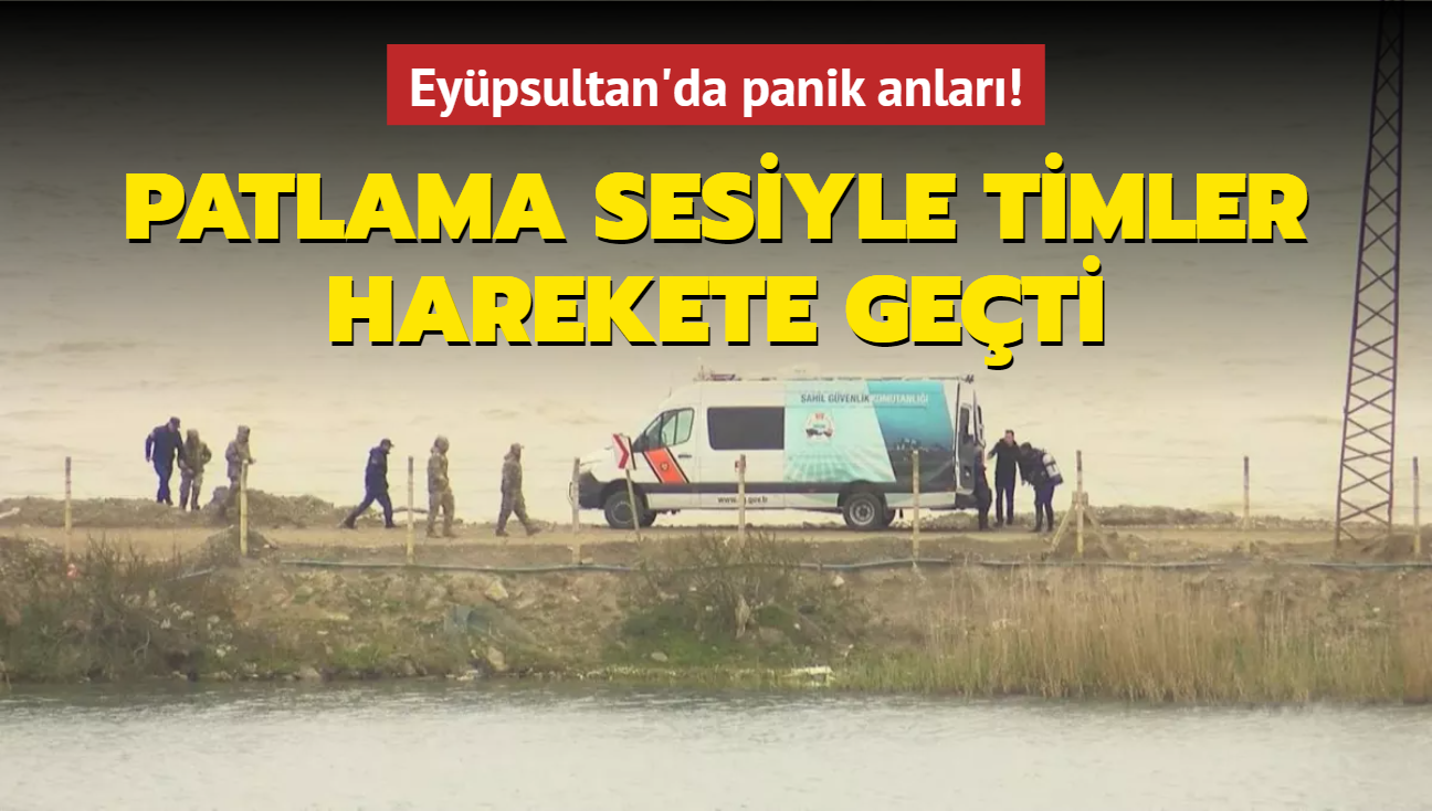 Eypsultan'da panik anlar! Patlama sesiyle timler harekete geti