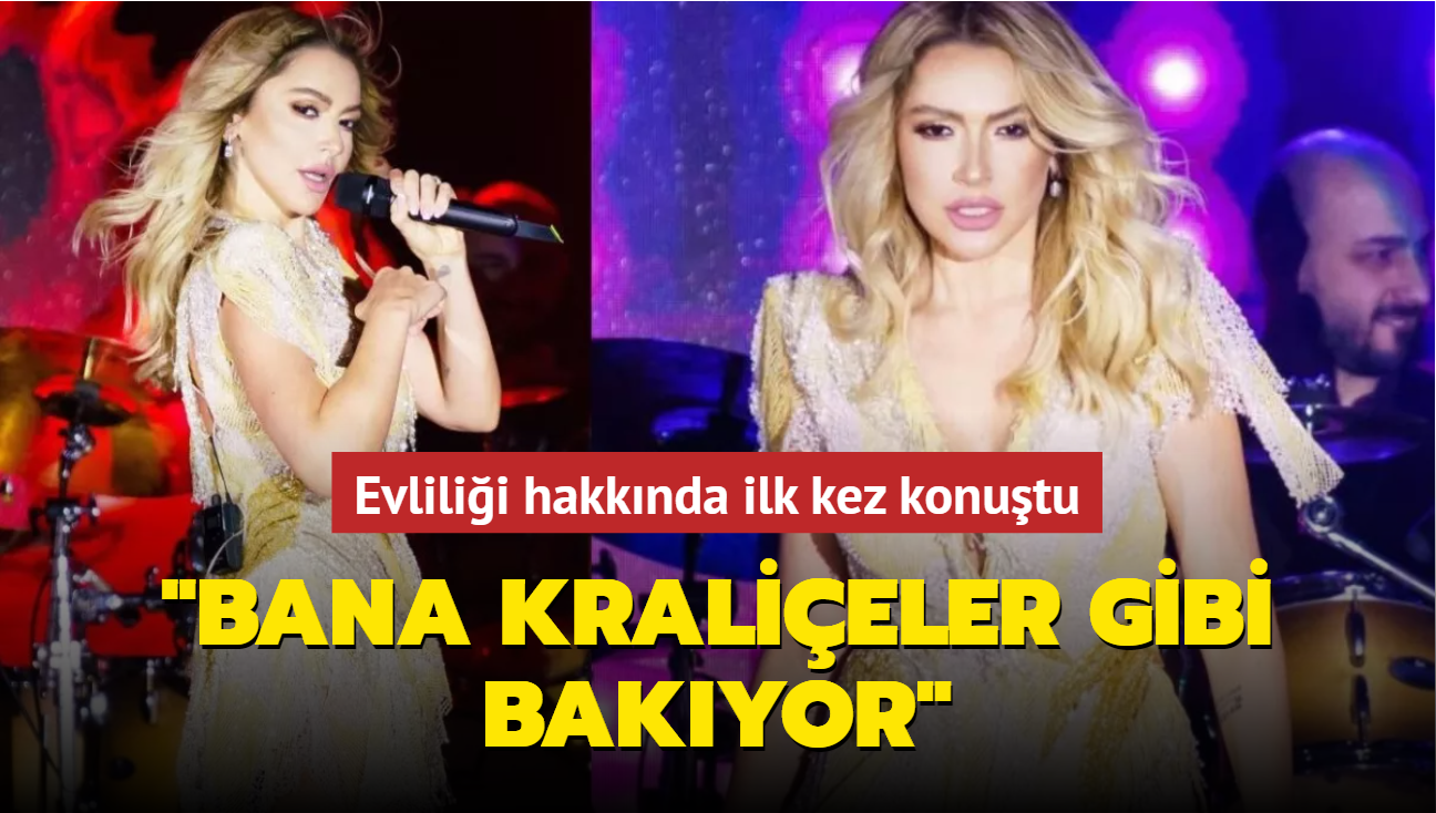 Mehmet Dinerler ile evlenen Hadise ilk kez konutu