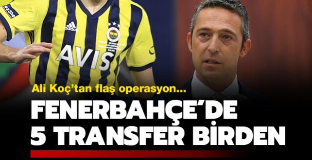 Fenerbahe transferde dmeye bast! 5 imza birden