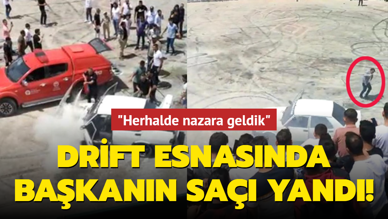 Drift esnasnda bakann sa yand!