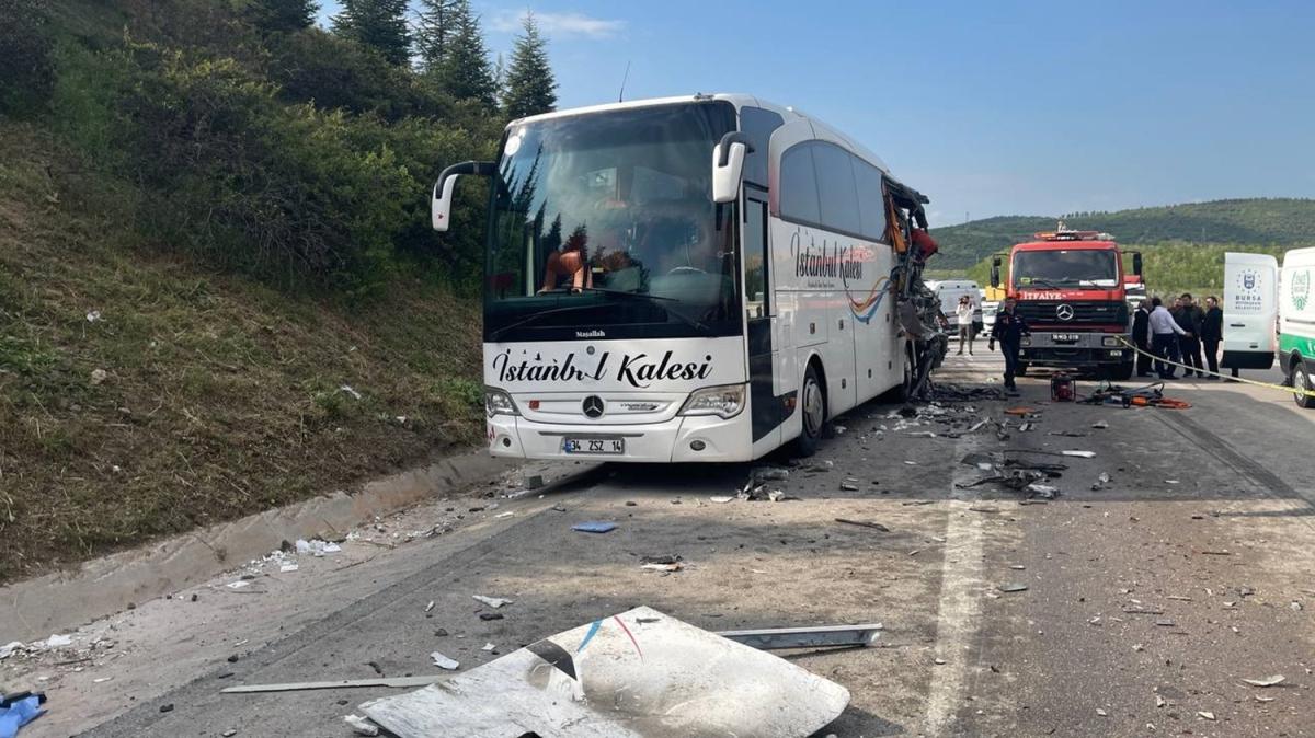 Bursa'da trafik kazas: 1 l, 6 yaral