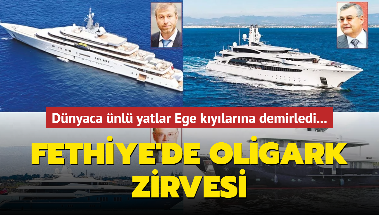 7 oligark yat Fethiye'de