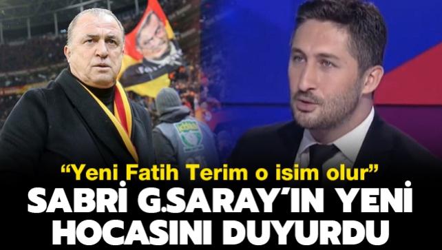 Sabri Sarolu Galatasaray'n yeni teknik direktrn duyurdu: Yeni Fatih Terim olur