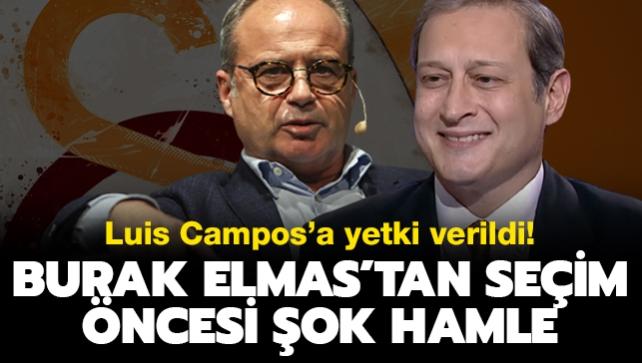 Burak Elmas'tan seim ncesi artan karar! Luis Campos'a yetkiyi verdi