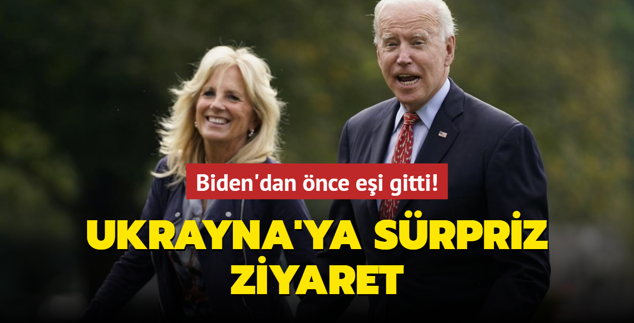 Biden'dan nce ei gitti! Ukrayna'ya srpriz ziyaret